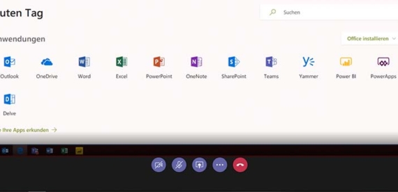 So können Sie in Microsoft Teams den Bildschirm teilen