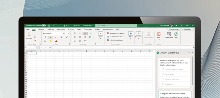 Copilot in Microsoft Excel – Beispiele und Prompts
