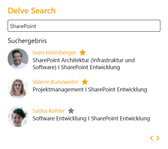 Delve Search in Microsoft 365