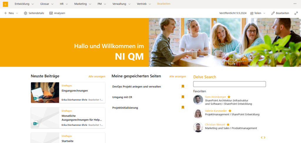 Qualitätsmanagement in Microsoft 365